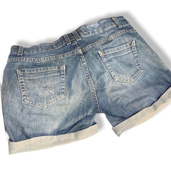 Clockhouse Denim Shorts Jean Shorts with Metal Embellishments 40 - Picture 4 of 5
